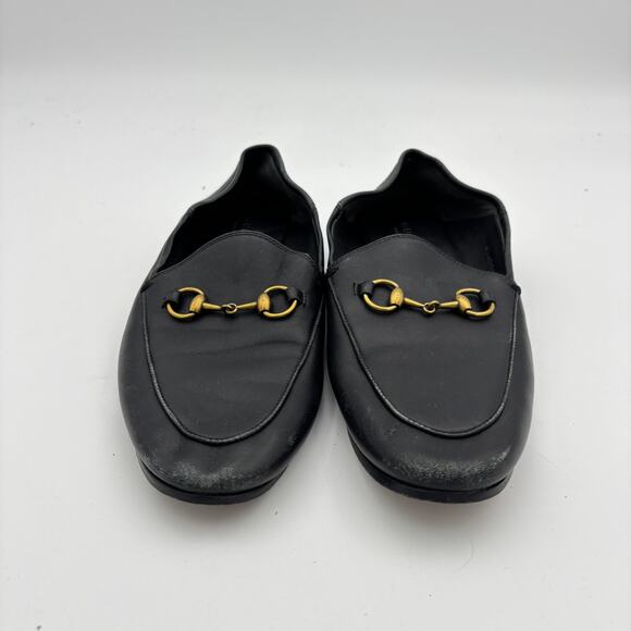 GUCCI Jordaan Horse Bit Slip On Penny Loafers Women's 37 US 7 - Picture 2 of 13